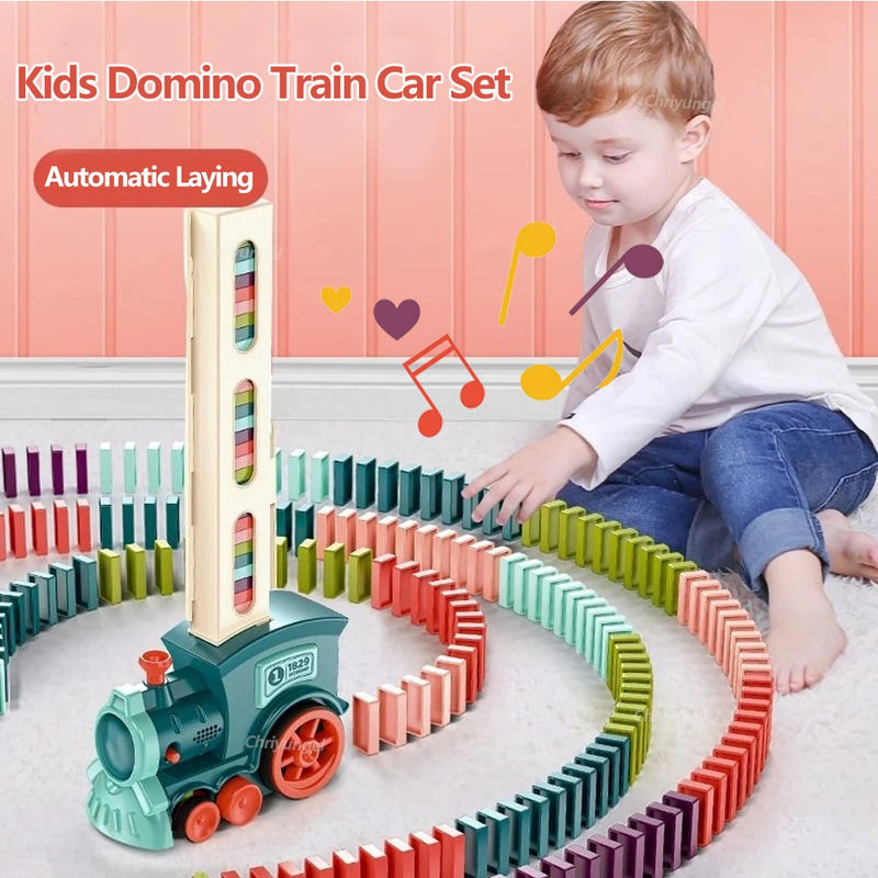 Trem de Dominó Automático – Brinquedo Educativo e Interativo para Crianças!