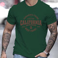 Camiseta Masculina Costa Oeste Califórnia - Algodão Confortável