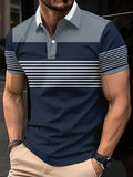 Camisa Polo Masculina 3D - Estampa Moderna com Gola Redonda - Casual e Confortável