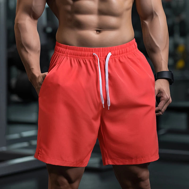 Shorts Masculino Fitness Rápida Secagem - Cós Elástico, Bolsos, Ideal para Corrida e Atividades Esportivas