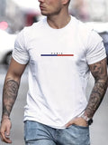 Camiseta Masculina Streetwear Paris - Estilo Casual com Estampa Contemporânea