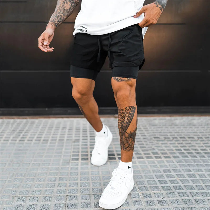 Shorts Atleta Estilo - Casual, Estampado, Modelagem Regular, Cordão Ajustável