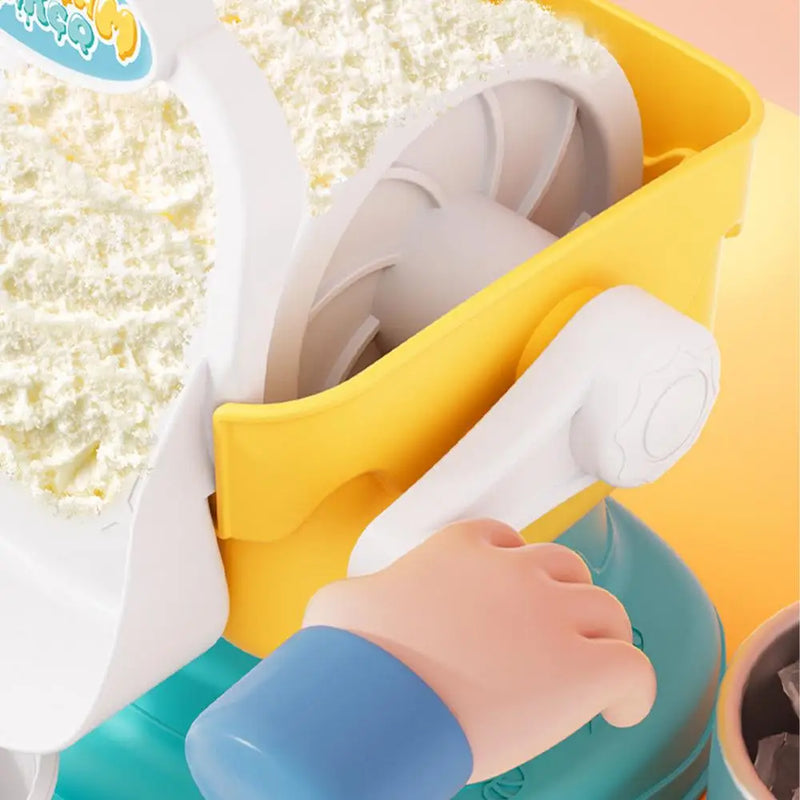 Máquina de Sorvete Infantil - Maker de Sorvete Manual para Crianças, Faça Sorvete Rápido e Fácil 🍨✨