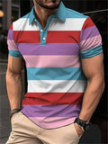 Camisa Polo Masculina Listrada Digital 3D - Manga Curta