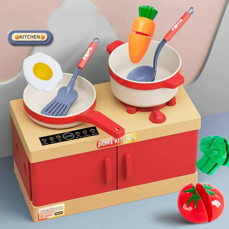 Conjunto de Brinquedos de Cozinha Infantil - 70 Peças com Utensílios de Simulação para Meninos e Meninas 🍽️🎉