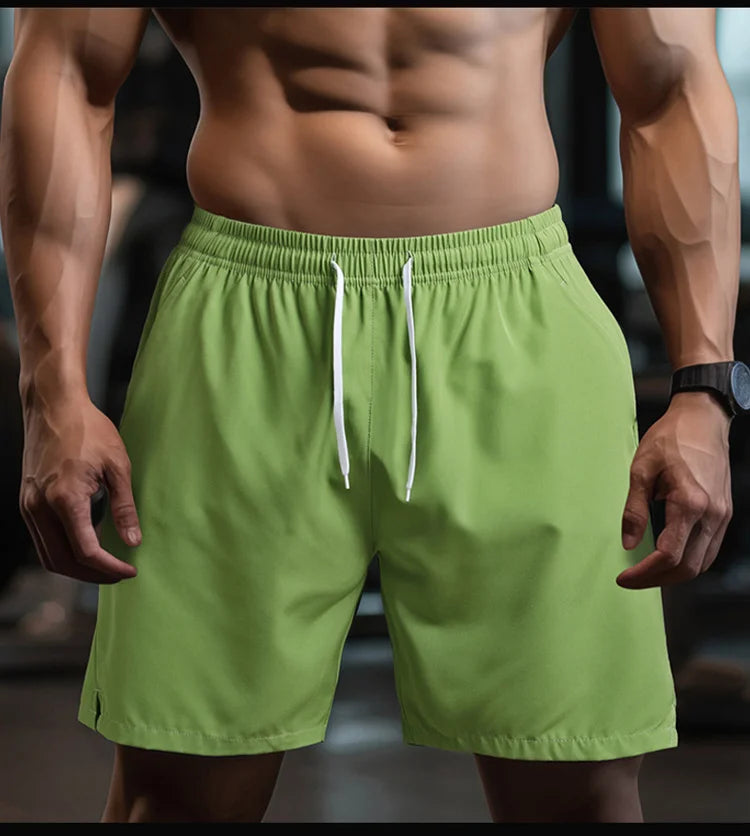 Shorts Masculino Fitness Rápida Secagem - Cós Elástico, Bolsos, Ideal para Corrida e Atividades Esportivas